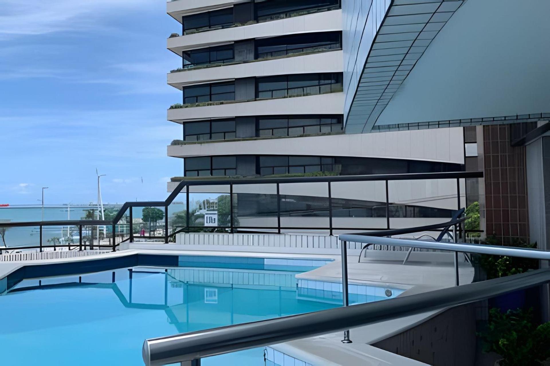 포르탈레자 Hosts Br - Flat Frente Mar Na Beira Mar 아파트 외부 사진
