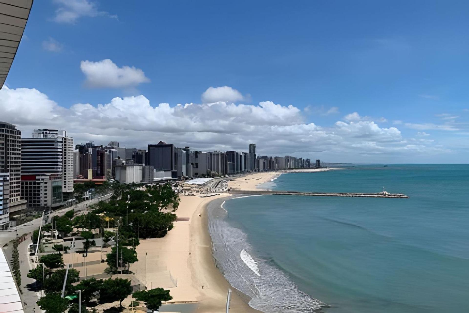 포르탈레자 Hosts Br - Flat Frente Mar Na Beira Mar 아파트 외부 사진